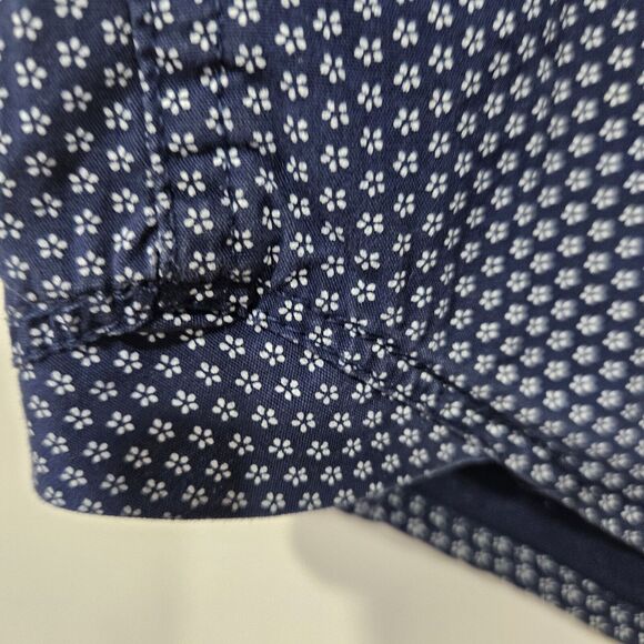 PD & C Peached Poplin Classic Fit 100% Cotton Button Up Shirt Size Medium Boho - Picture 7 of 13